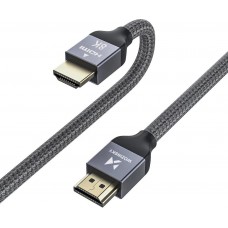 Câble HDMI 2.1 8K 60 Hz 48 Gbps / 4K 120 Hz / 2K 144 Hz (3 m) Wozinsky - Argent