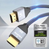 Câble HDMI 2.1 8K 60 Hz 48 Gbps / 4K 120 Hz / 2K 144 Hz (3 m) Wozinsky - Argent