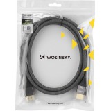 Câble HDMI 2.1 8K 60 Hz 48 Gbps / 4K 120 Hz / 2K 144 Hz (3 m) Wozinsky - Argent