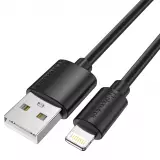 Câble iPhone (1 m) Lightning vers USB-A - PhoneLook - Noir