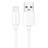 Câble Lightning iPhone USB (50 cm) - PhoneLook - Blanc