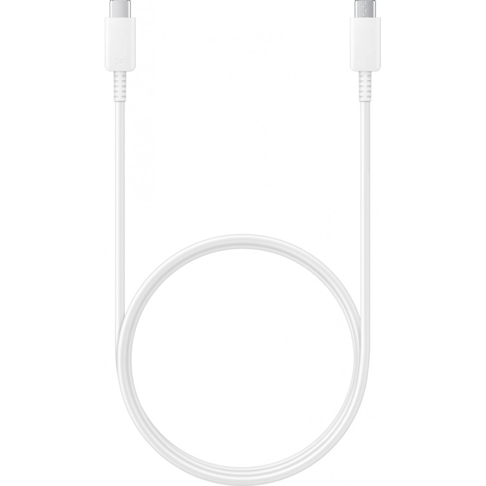 Câble USB-C 5A 480Mb/s 1m Samsung EP-DN975BWEGWW Charge et Transfert Rapide - Blanc