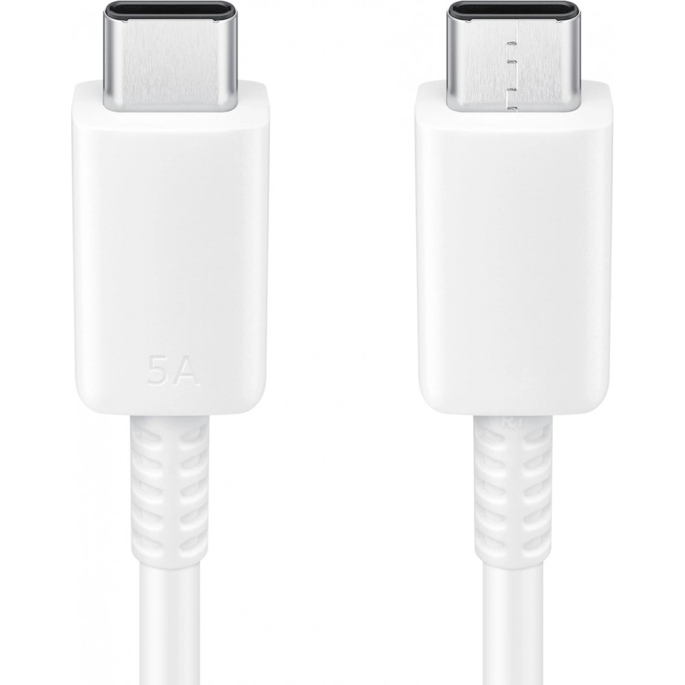 Câble USB-C 5A 480Mb/s 1m Samsung EP-DN975BWEGWW Charge et Transfert Rapide - Blanc