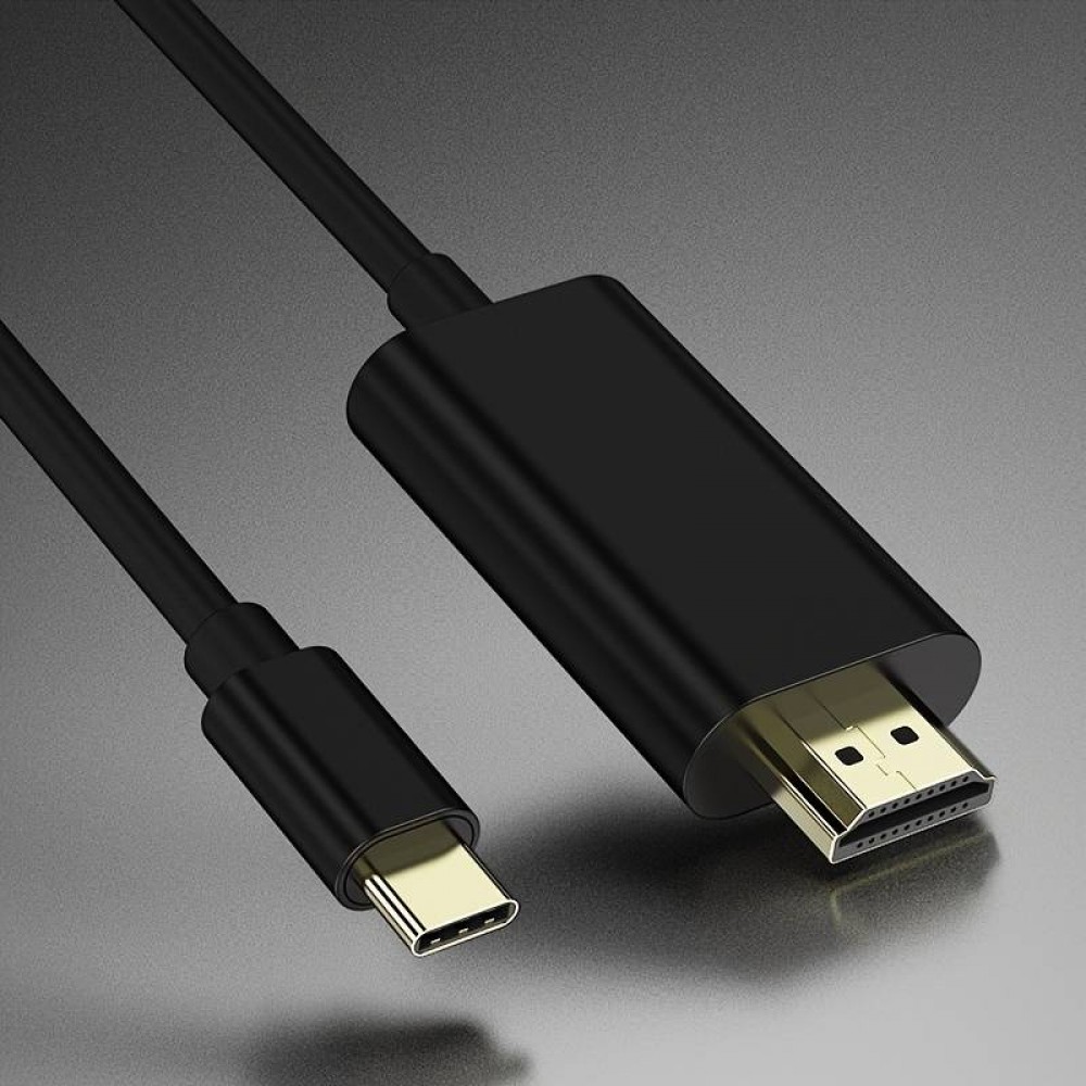 Câble USB-C vers HDMI 4K (1.8 m) compatible Thunderbolt 3 (MacBook, iPad Pro) - Noir