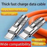 Câble USB-C vers USB-C (2m) robuste et coloré avec tête designen aluminium - Violet