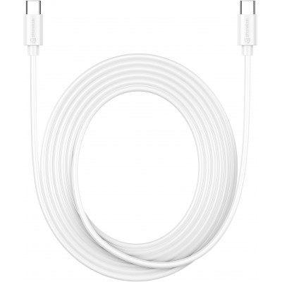 Câble de charge (3 m) USB-C vers USB-C - PhoneLook - Blanc