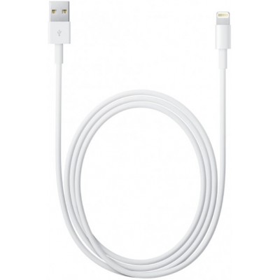 Câble de charge Lightning vers USB-A original Apple iPhone (1 m) - Blanc