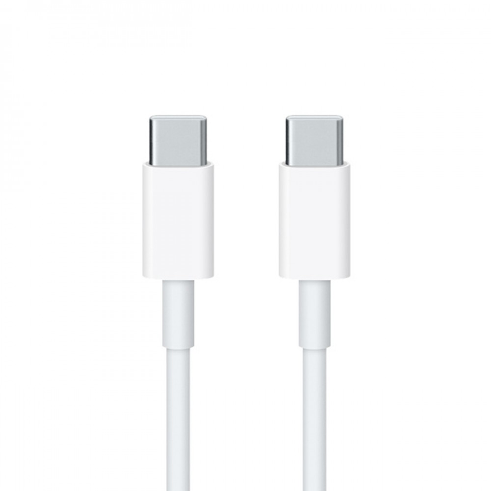Câble de charge USB-C vers USB-C (2 m) original Apple (MLL82ZM/A) - Blanc