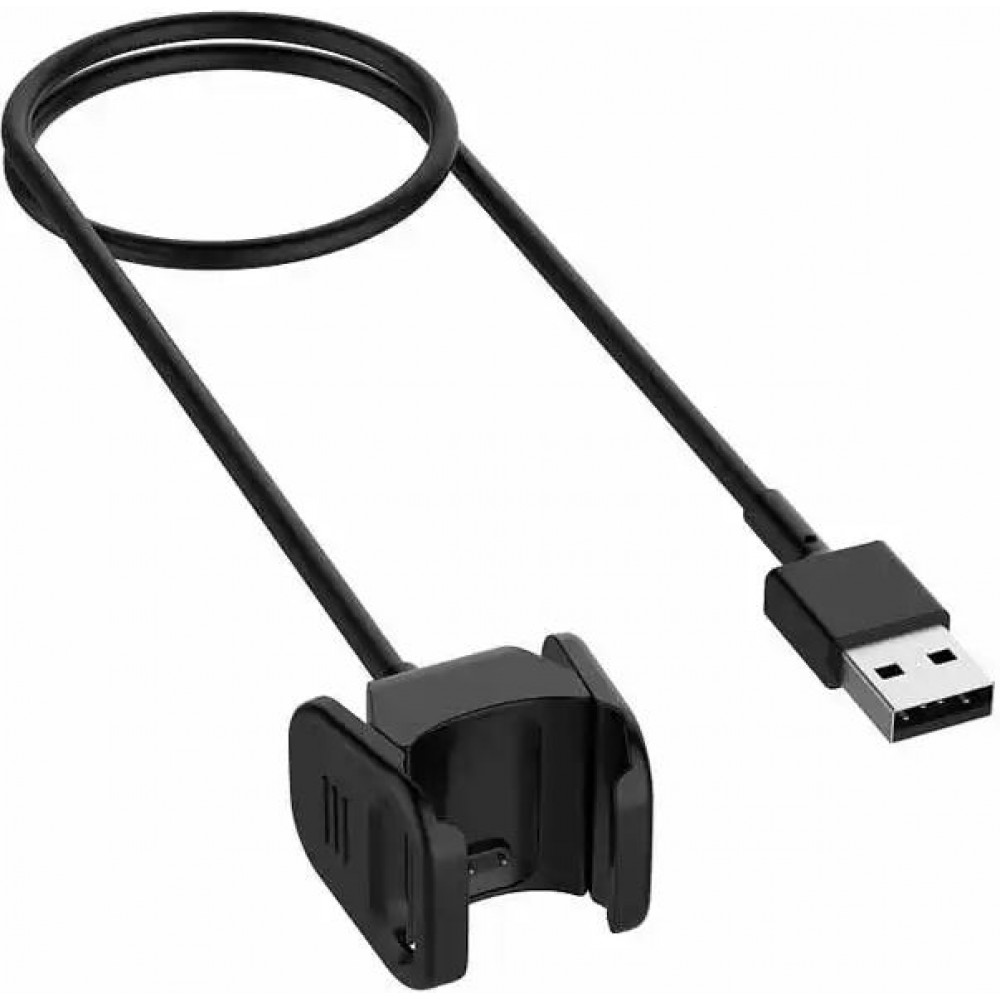 Câble de charge de 1 mètre Chargeur USB pour Fitbit 3/4 - Noir - Fitbit Charge 3 / 4
