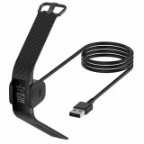 Câble de charge de 1 mètre Chargeur USB pour Fitbit 3/4 - Noir - Fitbit Charge 3 / 4