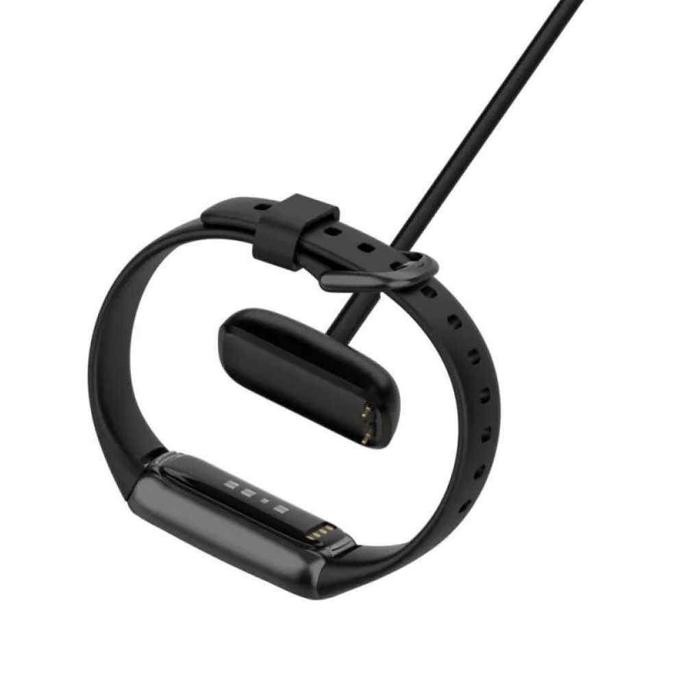 1 Meter Ladekabel Ladegerät USB für Fitbit Charge 5 / 6 - Schwarz