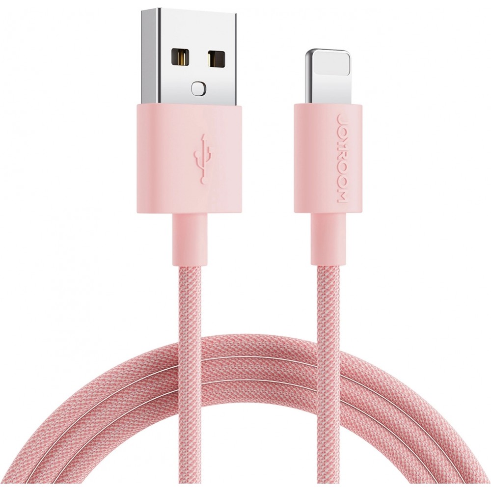 Câble de charge et données USB-A vers Lightning Fast Charge 2.4A (2m) Joyroom S-2030M13 - Rose