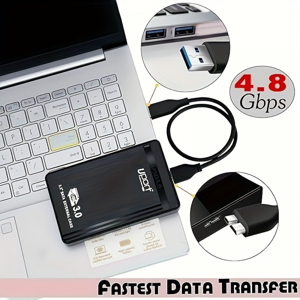 C&acirc;ble de donn&eacute;es USB A 3.0 vers Micro USB B rapide (4.8 Gbps) pour disques durs externes (1 m) - Noir