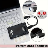 C&acirc;ble de donn&eacute;es USB A 3.0 vers Micro USB B rapide (4.8 Gbps) pour disques durs externes (1 m) - Noir