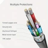 C&acirc;ble de donn&eacute;es USB A 3.0 vers Micro USB B rapide (4.8 Gbps) pour disques durs externes (1 m) - Noir