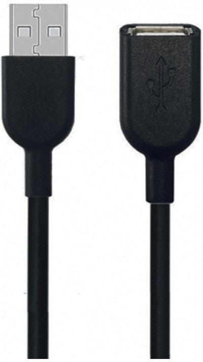 Câble d'extension (1 m) USB-A avec connecteur USB-A - Clé USB adaptateur - Noir