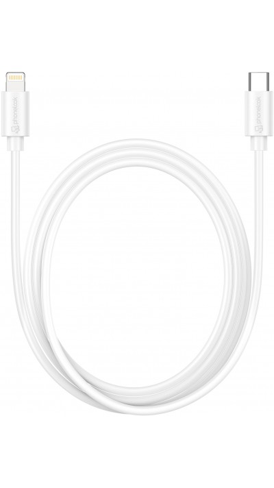 Câble iPhone Fast Charge (1 m) Lightning vers USB-C - PhoneLook - Blanc