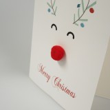 3D-Nasen-Kissen Weihnachtskarte