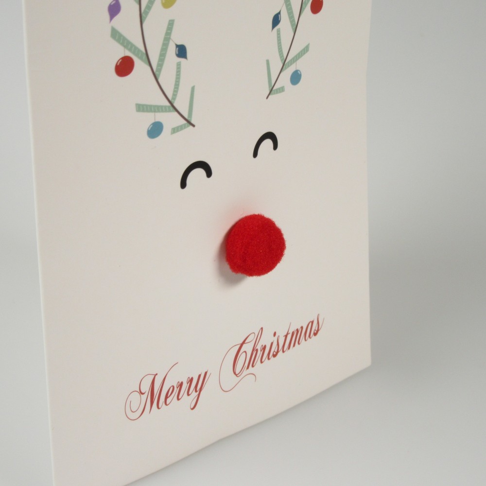 3D-Nasen-Kissen Weihnachtskarte