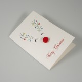 3D-Nasen-Kissen Weihnachtskarte