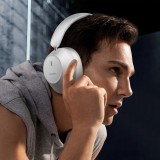Casque Bluetooth 5.3 Sans Fil Baseus Bass 30 Max On-Ear - Son Basse Profonde - Blanc