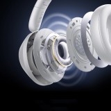 Casque Bluetooth 5.3 Sans Fil Baseus Bass 30 Max On-Ear - Son Basse Profonde - Blanc