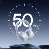 Casque Bluetooth 5.3 Sans Fil Baseus Bass 30 Max On-Ear - Son Basse Profonde - Blanc
