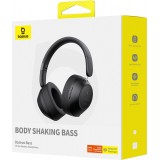 Casque Bluetooth 5.3 Sans Fil Baseus Bass 30 Max On-Ear Ultra Basses Puissantes - Noir