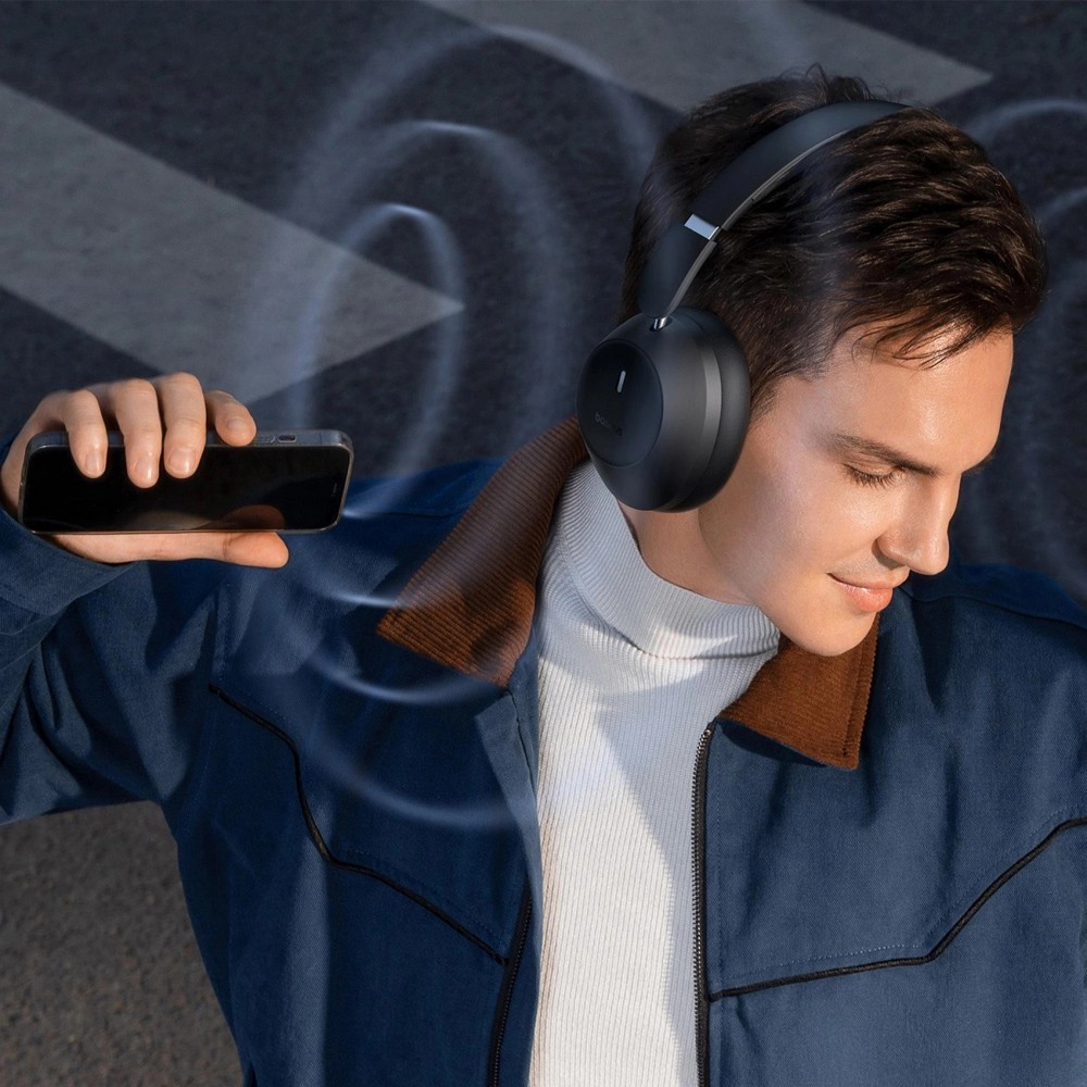 Casque Bluetooth 5.3 Sans Fil Baseus Bass 30 Max On-Ear Ultra Basses Puissantes - Noir