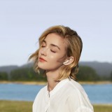 Casque Bluetooth 5.3 Sans Fil Tronsmart Soundfii R4 ENC - &Eacute;couteurs Haute Qualit&eacute; Sonore - Blanc