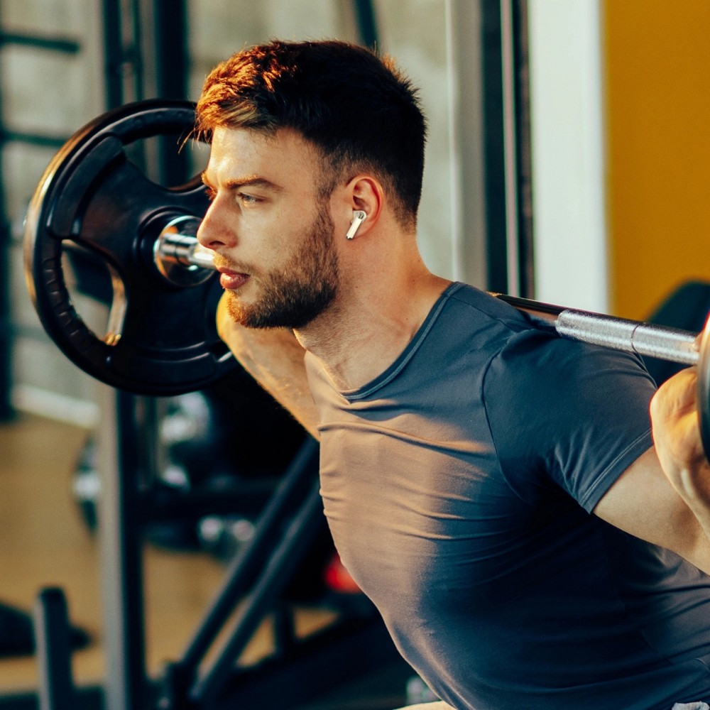 Casque Bluetooth 5.3 Sans Fil Tronsmart Soundfii R4 ENC - &Eacute;couteurs Haute Qualit&eacute; Sonore - Blanc