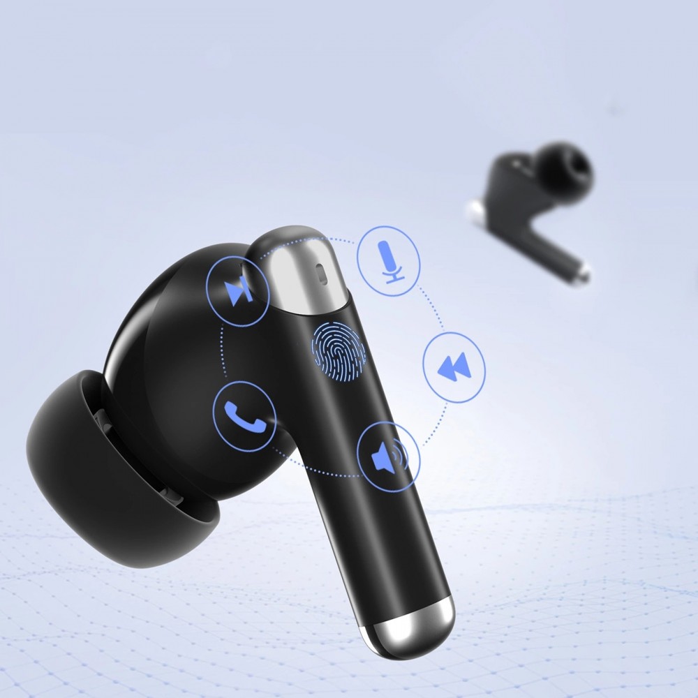 Casque Bluetooth 5.3 sans fil Tronsmart Soundfii R4 avec ENC Technologie Sonore Avancée - Noir