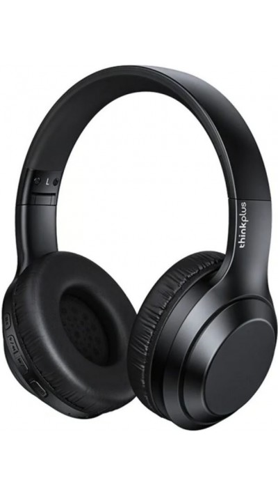 Casque Lenovo thinkplus TH10 over-ear sans fil Bluetooth 5.0 Dualpower loudspeaker - Noir