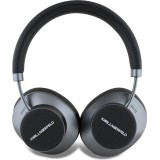 Casque sans fil Bluetooth Karl Lagerfeld Saffiano ANC/ENC audio haute qualité avec boîte - Noir