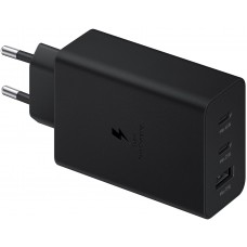 Samsung Ladegerät 65W PD Power Delivery Trio EP-T6530N (2x USB-C, 1x USB-A) - Schwarz