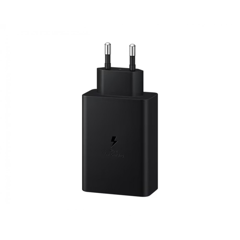Samsung Ladegerät 65W PD Power Delivery Trio EP-T6530N (2x USB-C, 1x USB-A) - Schwarz