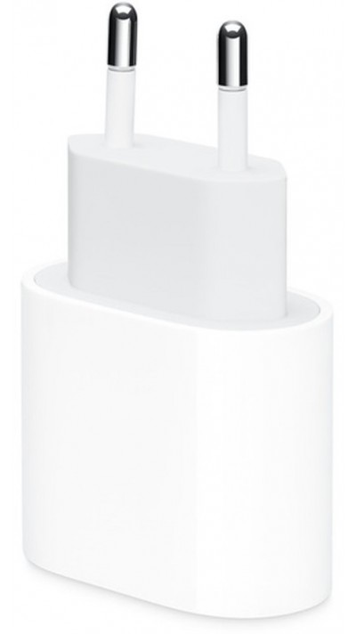 Chargeur USB-C 20W original Apple (MHJE3ZM/A) - Blanc