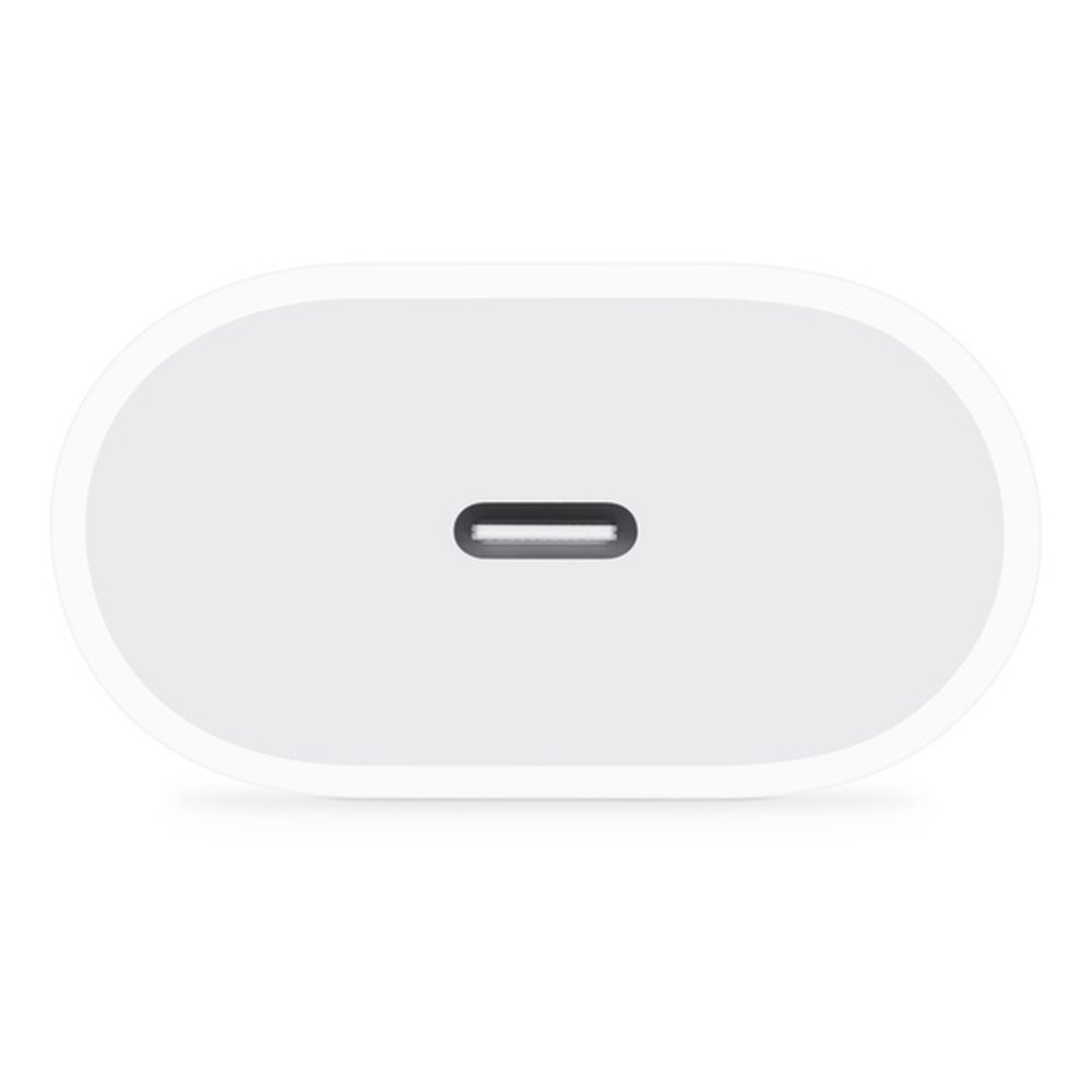 Chargeur USB-C 20W original Apple (MHJE3ZM/A) - Blanc