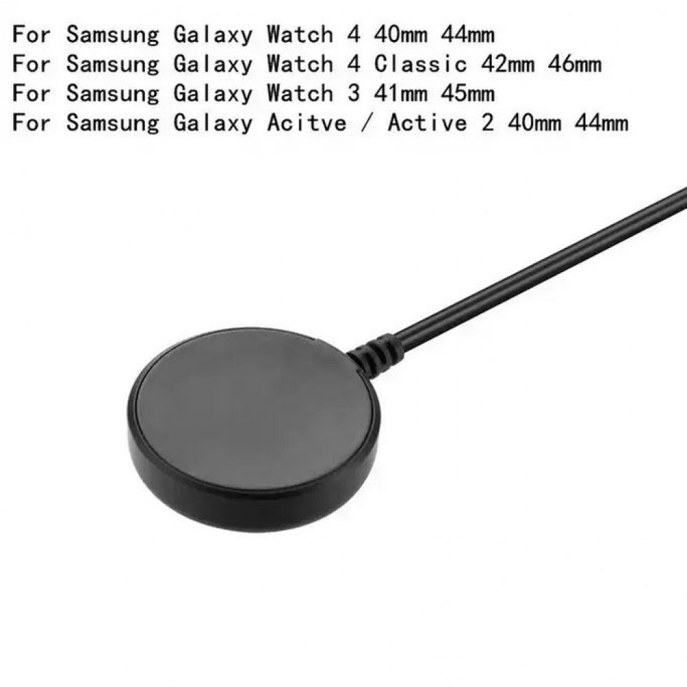 Chargeur avec station à induction Fast Charging Samsung Galaxy Watch Câble USB 1M - Noir