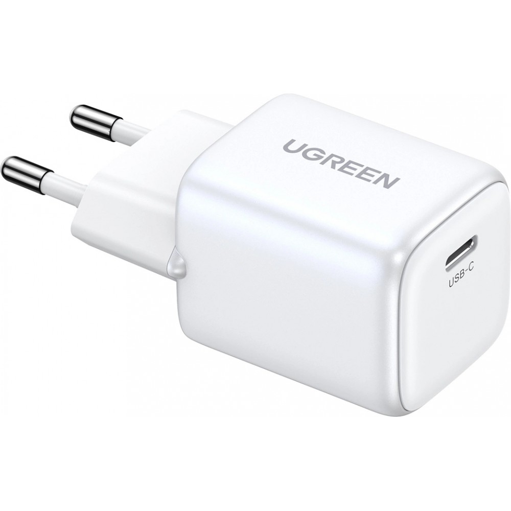 Chargeur rapide Ugreen Nexode Mini 30W PD USB-C GaN - Blanc