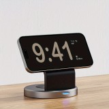 Chargeur sans fil magnétique 15W station de charge rapide sans fil 3-en-1 pour iPhone, Apple Warch, AirPods - Noir