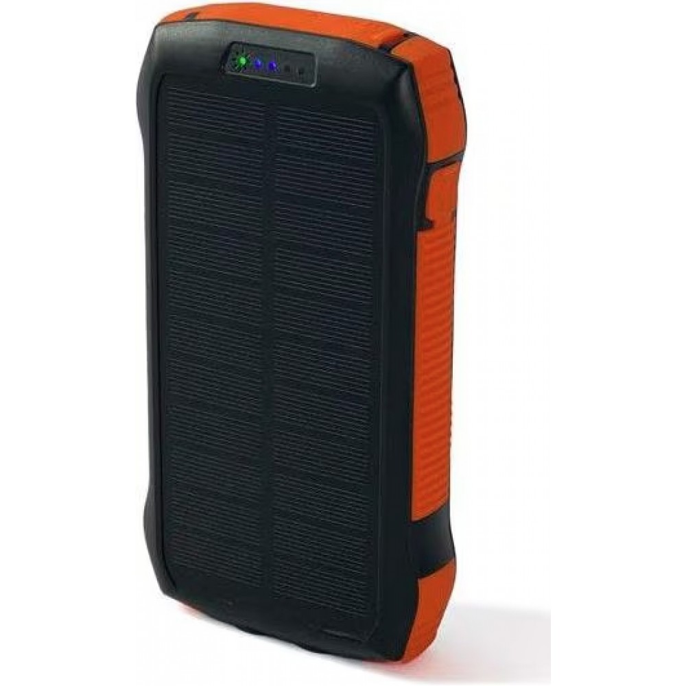 Choetech B659 Solar Power Bank 10000 mAh - Batterie externe solaire avec chargeur induction Qi 5W - Noir