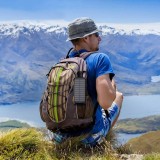 Choetech B659 Solar Power Bank 10000 mAh - Batterie externe solaire avec chargeur induction Qi 5W - Noir