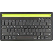 Clavier sans fil Bluetooth 3.0 ultra-mince Android & iOS rechargeable USB & switch multi-connexion (QWERTY) - Noir