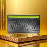 Clavier sans fil Bluetooth 3.0 ultra-mince Android & iOS rechargeable USB & switch multi-connexion (QWERTY) - Noir