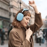 Coque AirPods Max - Silicone souple flexible avec bandeau - Bleu