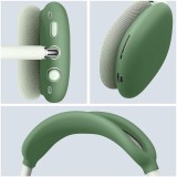 Coque AirPods Max - Silicone souple flexible avec bandeau - Vert