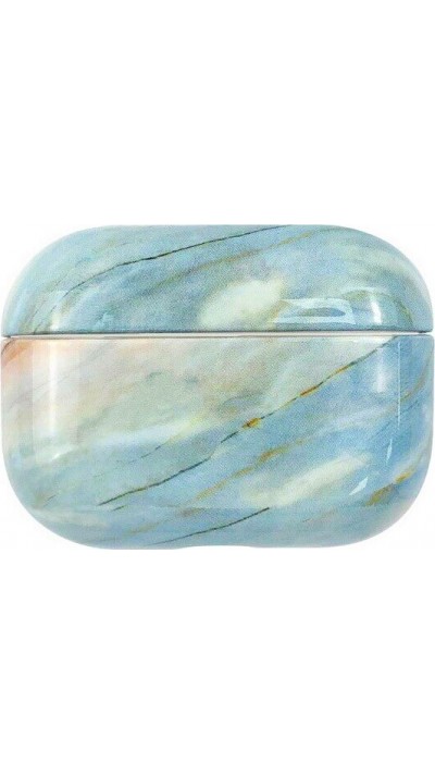 Coque AirPods Pro - Marble - Bleu clair