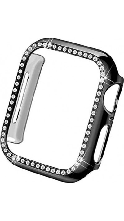 Coque Apple Watch 40mm - Strass - Noir