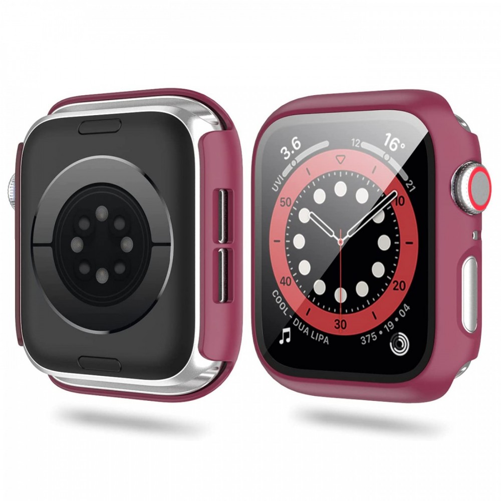 Coque Apple Watch 42mm - Full Protect avec vitre de protection - - Noir